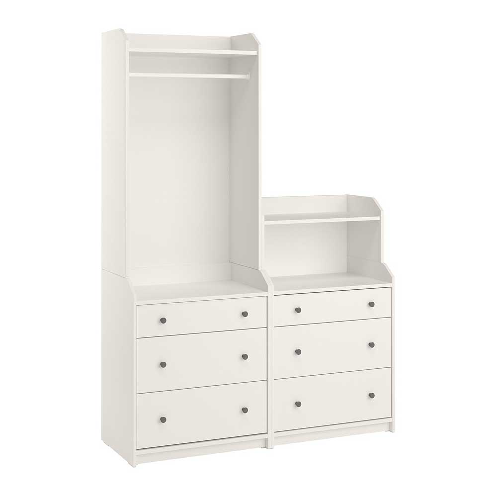 IKEA HAUGA Storage Combination White 140X199 cm