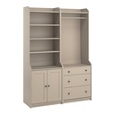 IKEA HAUGA Storage Combination Beige 139X46X199 cm