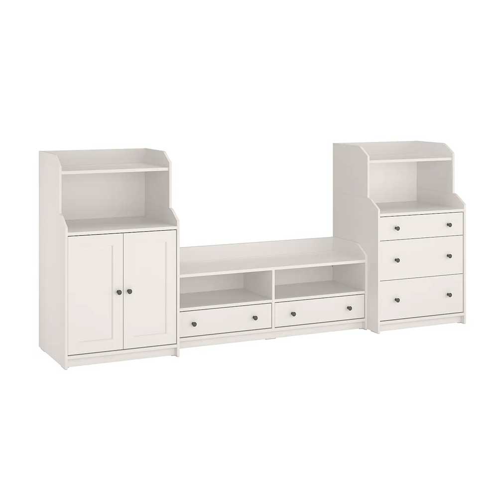 IKEA HAUGA Tv-Storage Combination White 277X46X116 cm