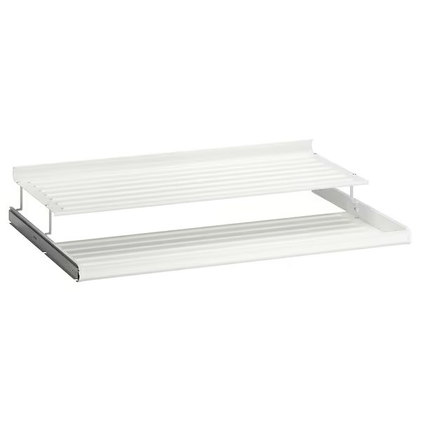 IKEA KOMPLEMENT Pull-out shoe shelf, white, 100x58 cm