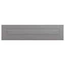 IKEA BODBYN Bodby Drawer Front Panel Gray and White 80X20 cm