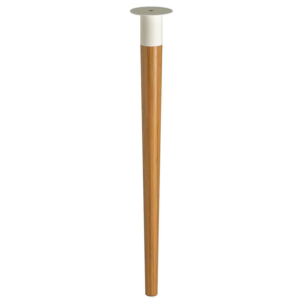 IKEA Hilver Leg Cone-Shaped, Bamboo 70 cm