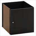 IKEA KALLAX Insert with Door, Black-Brown