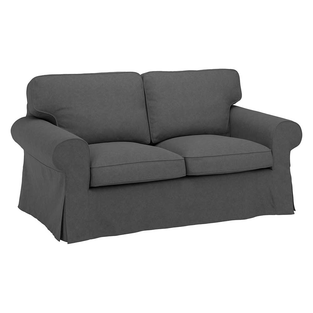 IKEA EKTORP Cover Two-Seat Sofa, Tallmyra Medium Grey (Cover Only)