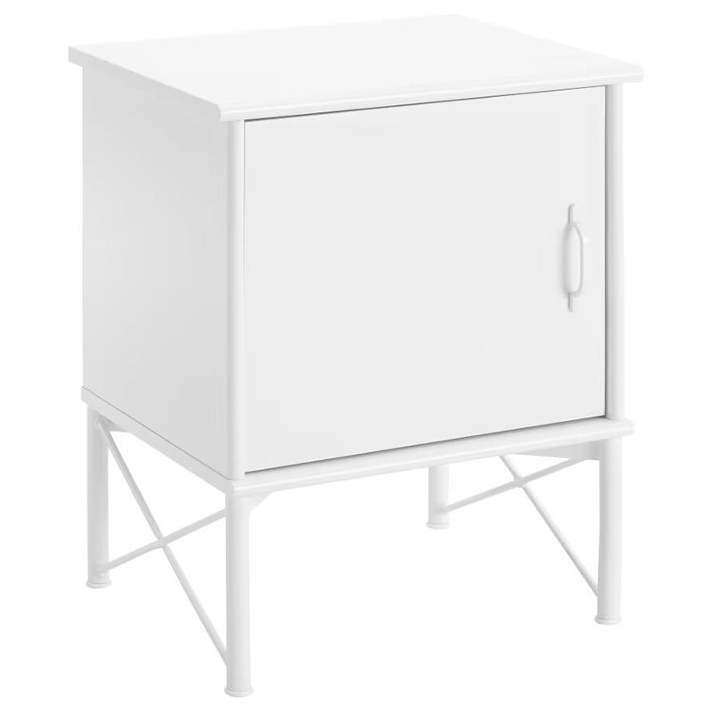 IKEA MUSKEN Bedside Table, White 45X57