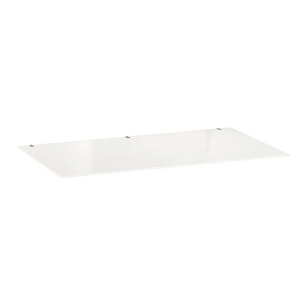 IKEA MALM Glass Top White 80X48 cm