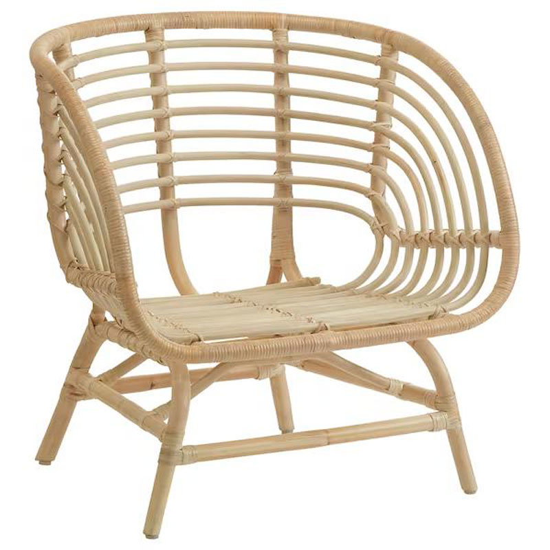 IKEA BUSKBO Armchair, Rattan (no Cushion)