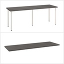 LAGKAPTEN Table Top,Dark Grey 200X60 cm