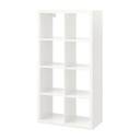 IKEA KALLAX Shelving Unit, White 77X147cm