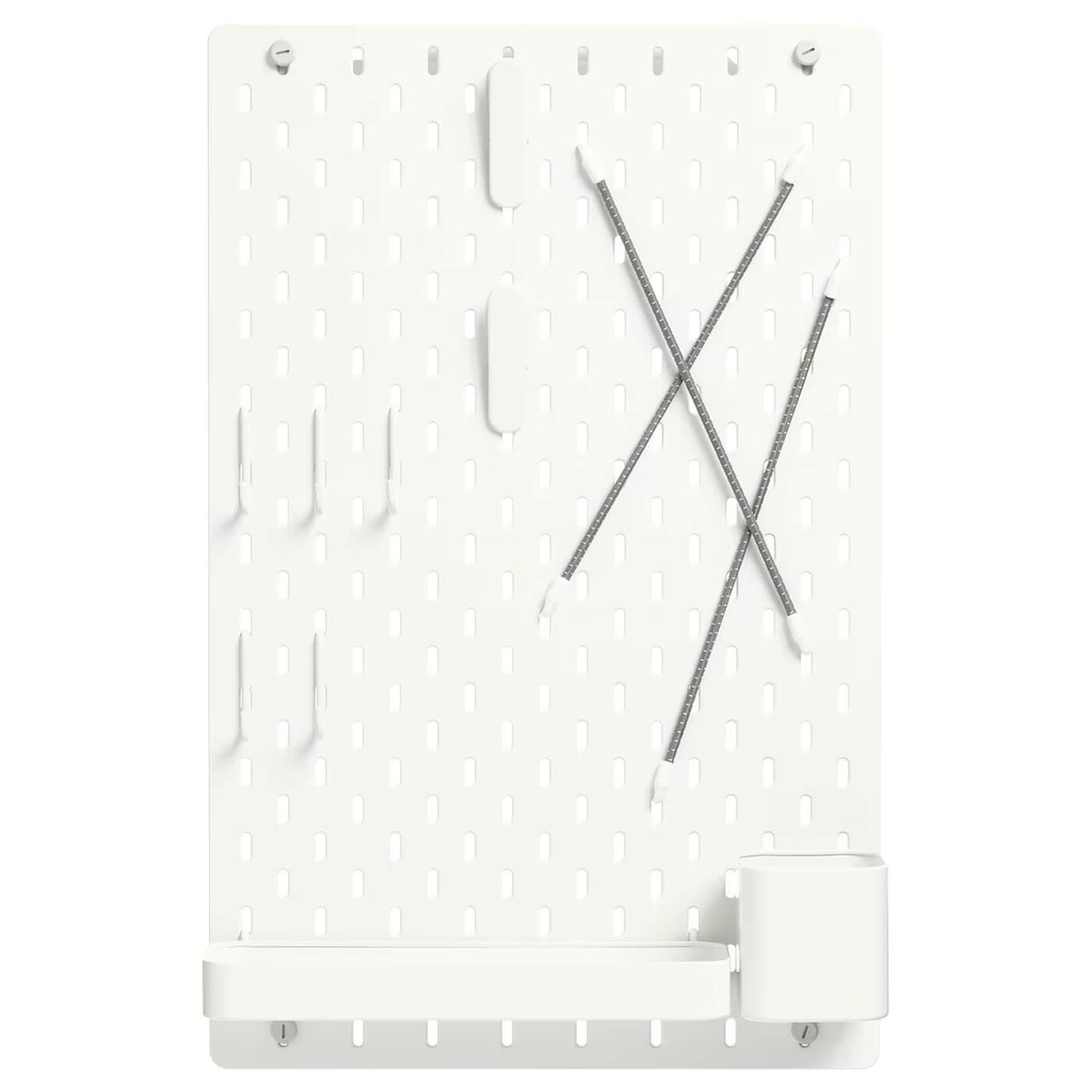 IKEA Skadis Pegboard Combination, White 36X56 cm