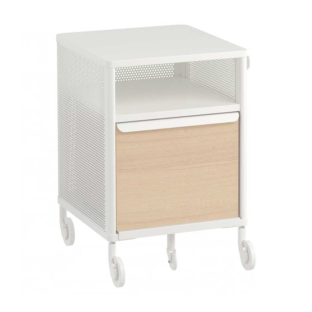 IKEA BEKANT Storage Unit on Castors, Mesh White, 41X61 cm