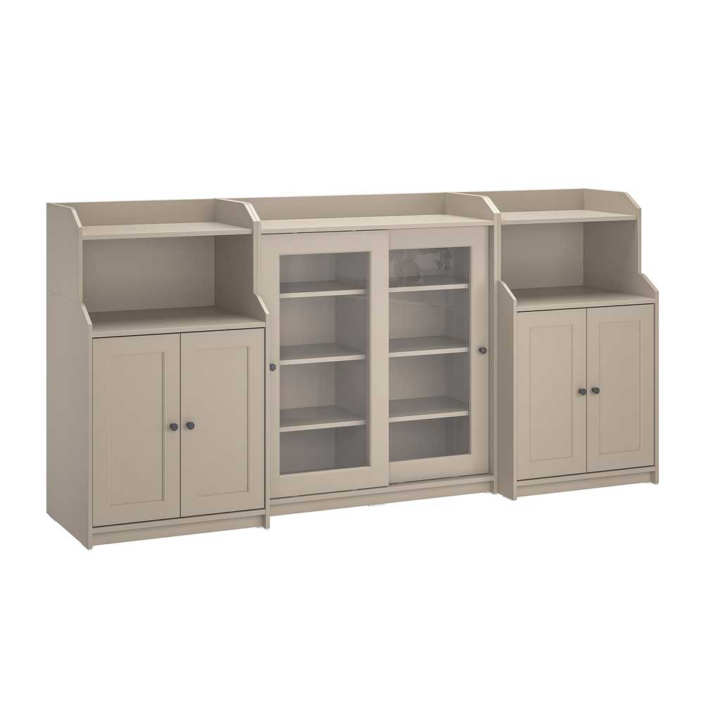 IKEA HAUGA Storage Combination Beige 244X46X116 cm, 87.85 Kg