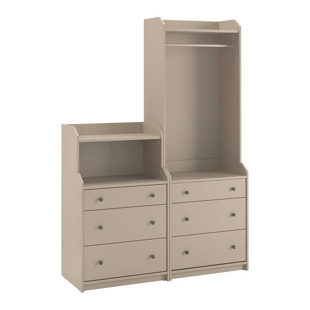 IKEA HAUGA Storage Combination Beige 140X199 cm