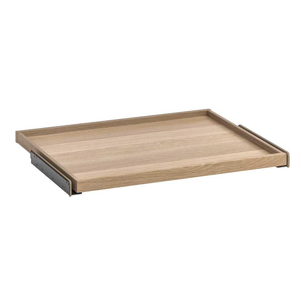 IKEA KOMPLEMENT Pull-out Tray, White Stained Oak Effect, 75X58 cm