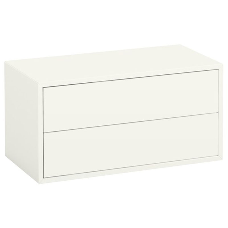 IKEA EKET Cabinet with 2 Drawers, White