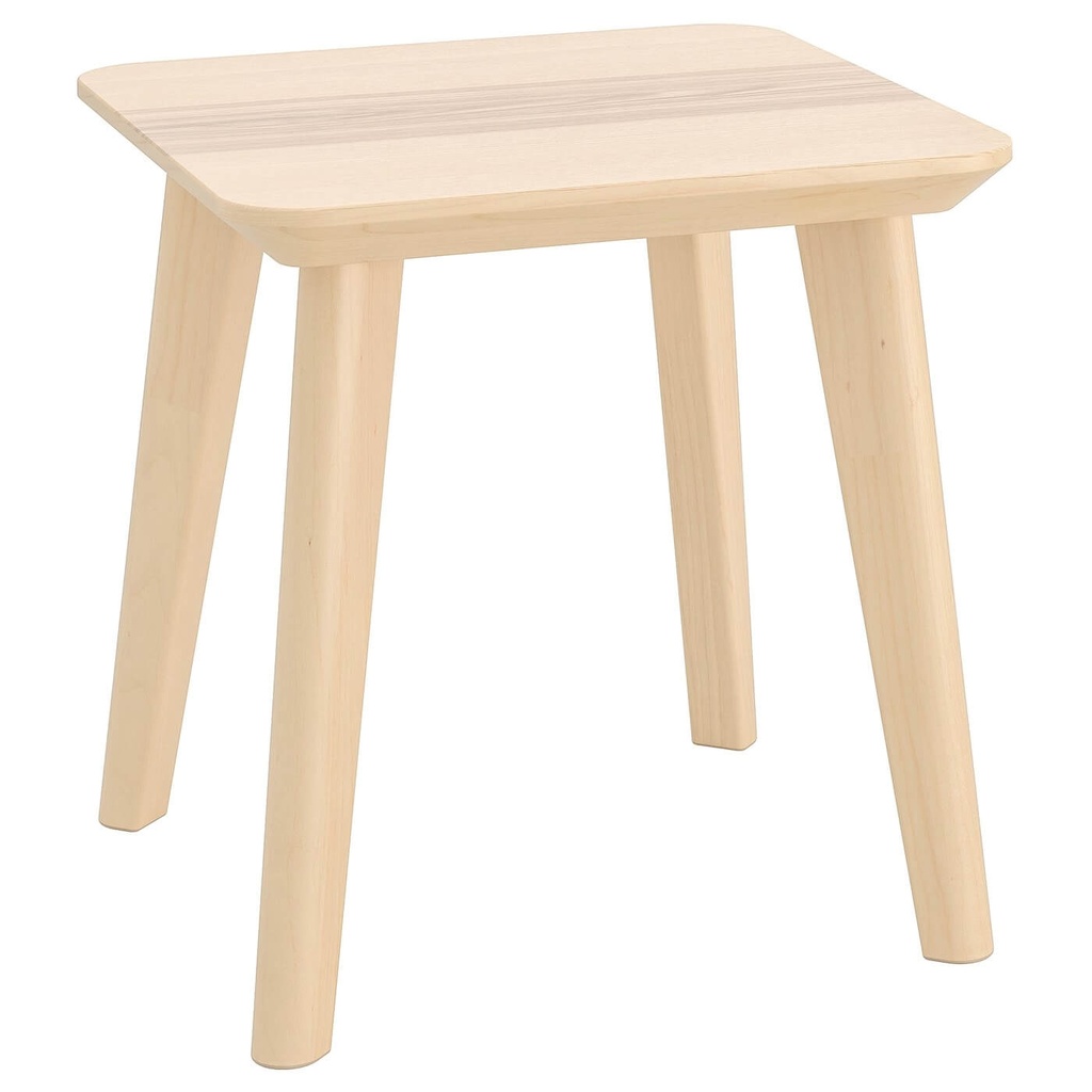 IKEA Lisabo Side Table, Ash Veneer 45X45 cm