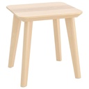 IKEA Lisabo Side Table, Ash Veneer 45X45 cm