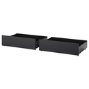 IKEA MALM Bed Storage Box for High Bed Frame, Black-Brown, 200 cm