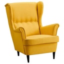 IKEA STRANDMON Wing Chair, Skiftebo Yellow --