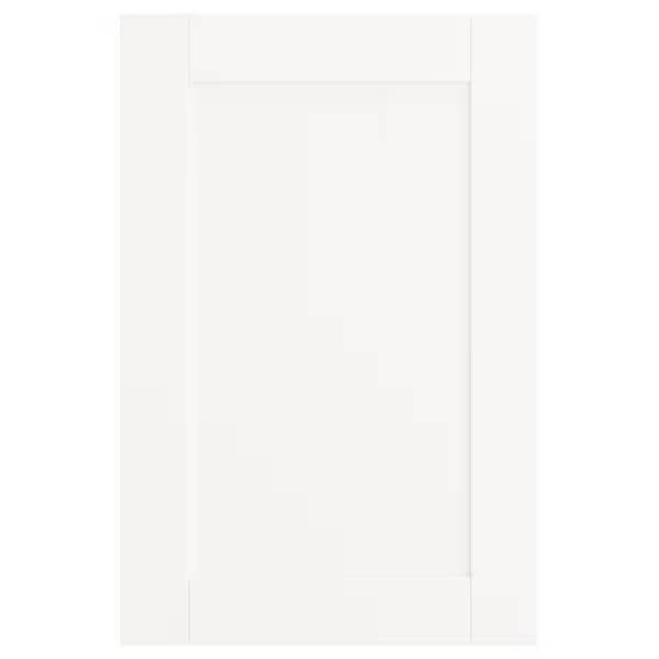 SANNIDAL Door, White, 40X40 cm