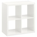 IKEA KALLAX Shelving Unit High-Gloss White 77X77 cm