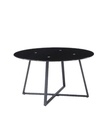 Acra Round Black Coffee Table