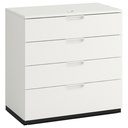 IKEA Galant Drawer Unit, White 80X80 cm