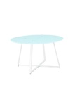 Acra White Round Coffee Table