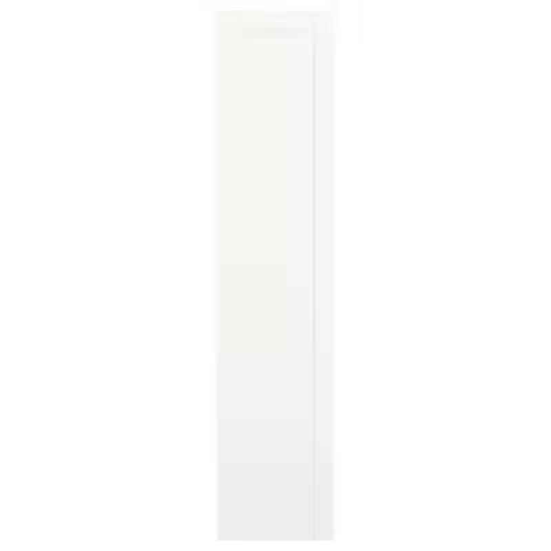 SANNIDAL Door, White, 40X180 cm