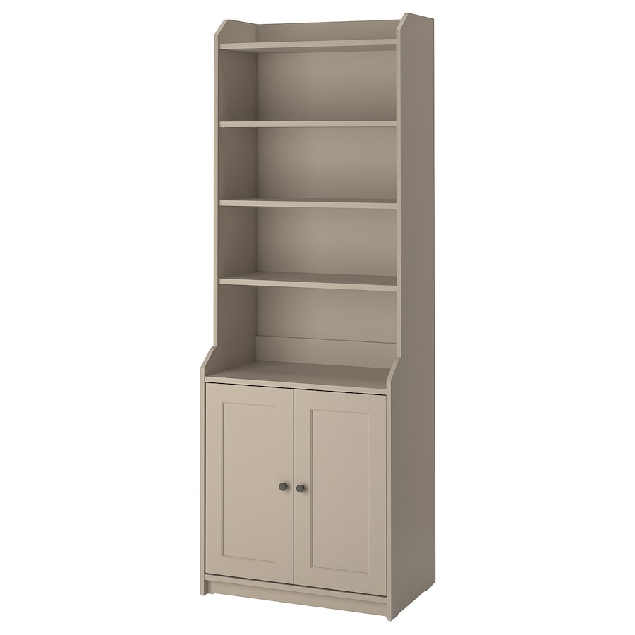 IKEA HAUGA High Cabinet with 2 Doors,beige, 70x199 cm