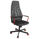 IKEA HUVUDSPELARE Gaming Chair, Black