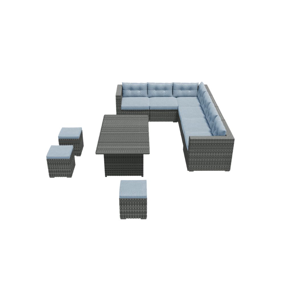 BACK Outdoor Couch, Outdoor Furniture, Mix Grey