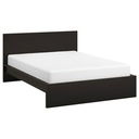 IKEA MALM Bed Frame, High Black-Brown-Luröy 150X200 cm,Queen