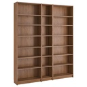 IKEA BILLY bookcase comb with extension units brown walnut effect 200x237 cm