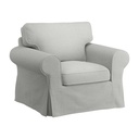 IKEA EKTORP Armchair Orrsta Light Grey