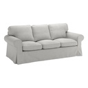 IKEA EKTORP 3-seat Sofa, Orrsta Light Grey