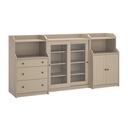 IKEA HAUGA Storage Combination Beige 244X46X116 cm, 128.85 Kg