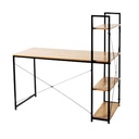 BAGUIO Desk with Shelf, 120X64X120 cm