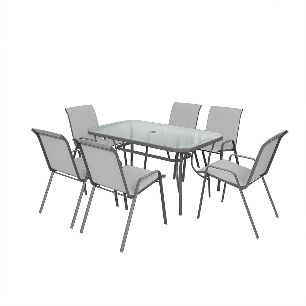 CAMDEN 7pcs Outdoor Dining Set