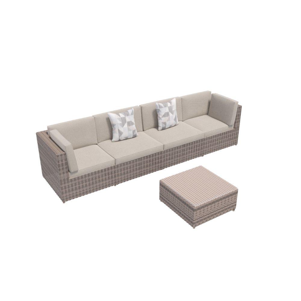 DAKAR Outdoor Rattan Sofa - Couch - Nature