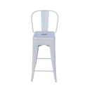 4 Pcs of Euboea Bar Stool,White