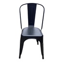 KANSAS Black Chair x 2pcs