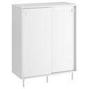 MACKAPAR Shoe Cabinet Storage White 80X35X102 cm