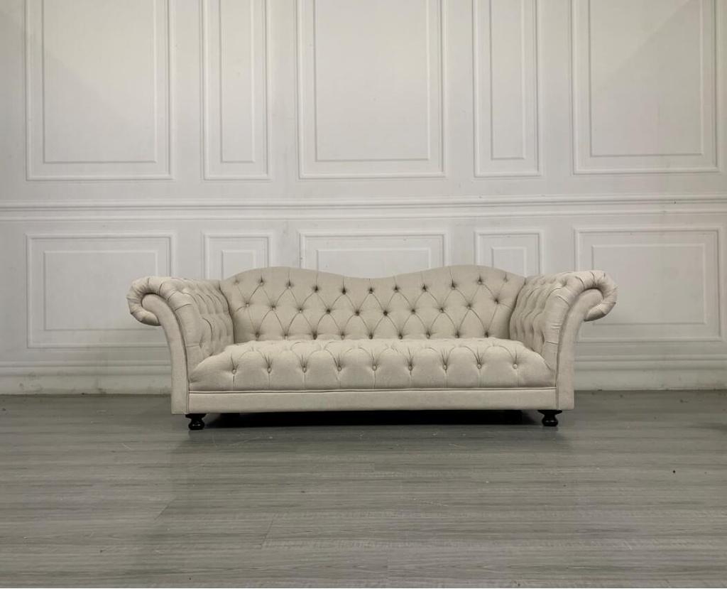 Nashville Chesterfield 3 Seater Sofa,Beige