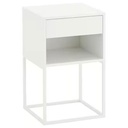 IKEA Vikhammer Bedside Table, White 40X39 cm