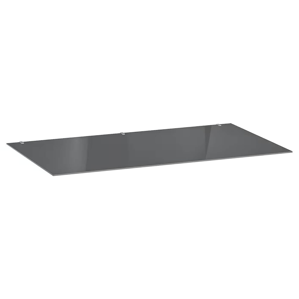 IKEA MALM Glass Top, Transparent Grey 80X48 cm