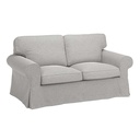 IKEA EKTORP Cover for 2-seat Sofa, Tallmyra White-Black