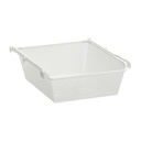 IKEA KOMPLEMENT Mesh Basket with Pull-out Rail, White50X58 cm