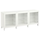 IKEA BESTA storage combination with doors white / Sindvik / Stubbarp