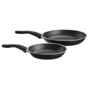 IKEA Kavalkad Frying Pan, Set of 2, Black